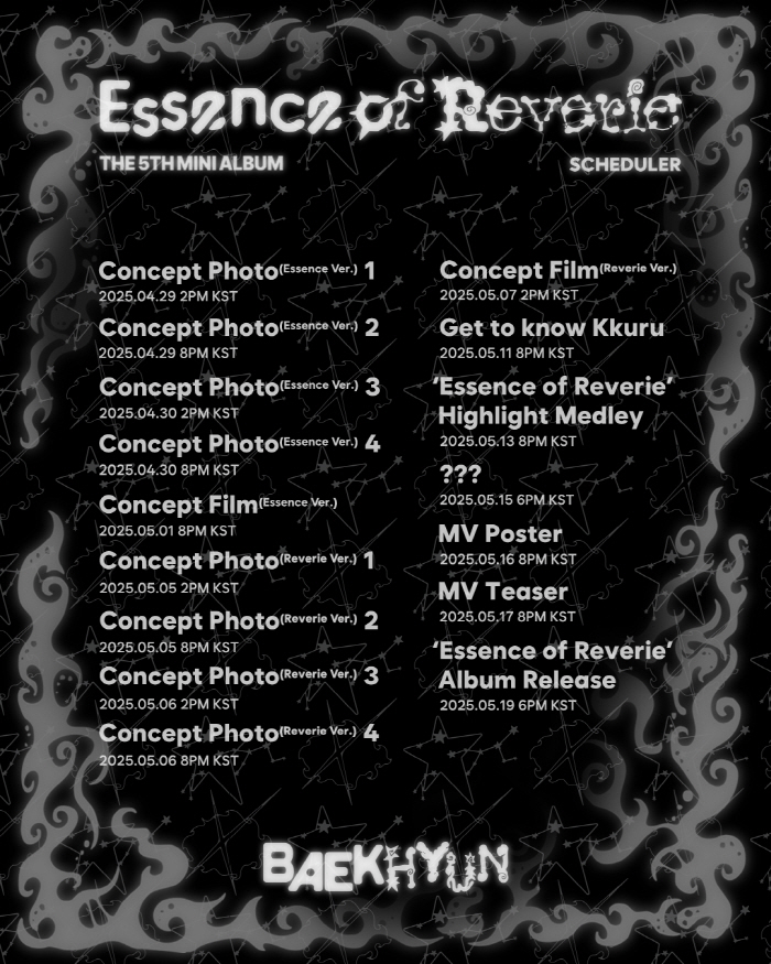 EXO’s Baekhyun Announces First-Ever Solo World Tour “Reverie” — 29 Cities Across the Globe!