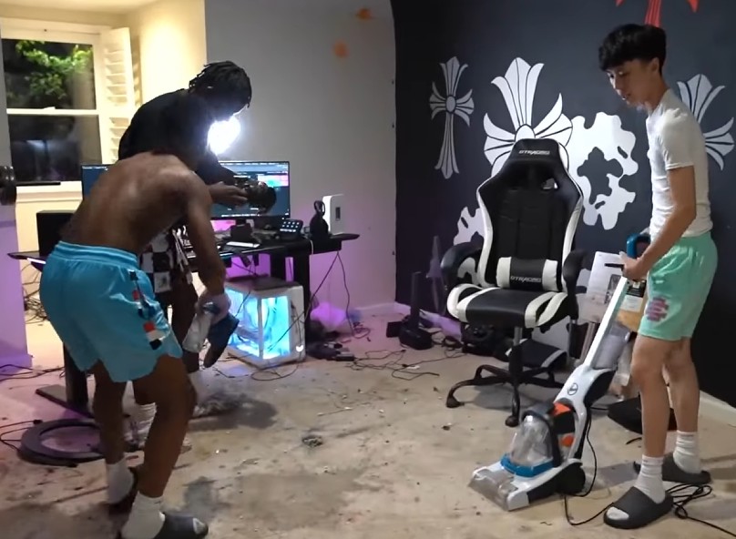 “Lock In” Chaos: Ray Cleans Rakai’s Room Live