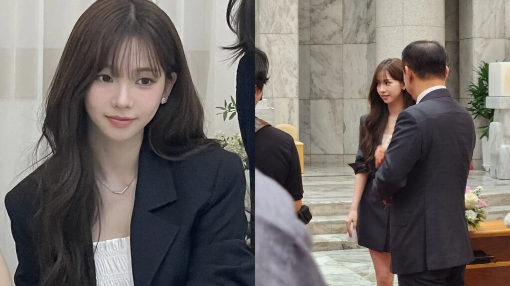 Karina's Natural Beauty Shines at Sister’s Wedding