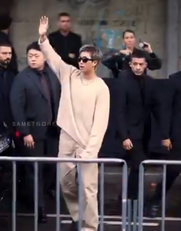 BTS RM Turns Heads at Bottega Veneta’s Milan Show