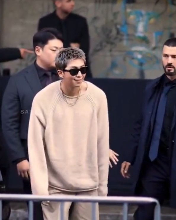 BTS RM Turns Heads at Bottega Veneta’s Milan Show