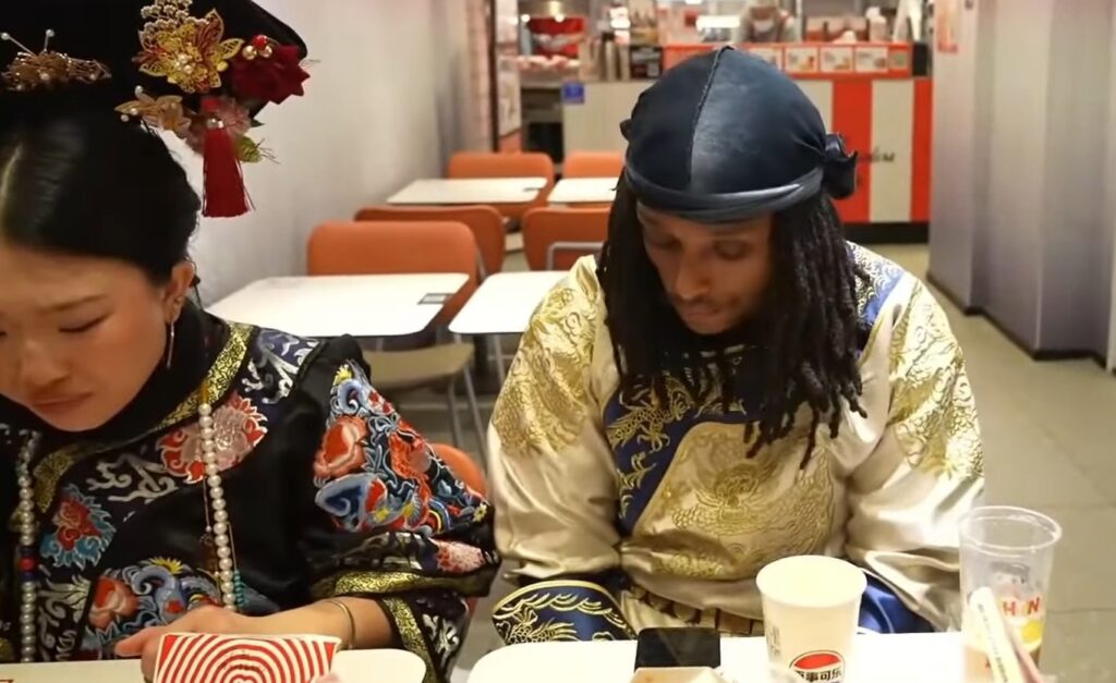 Nina Lin and Agent00 Try KFC in China in Fun Mukbang Stream