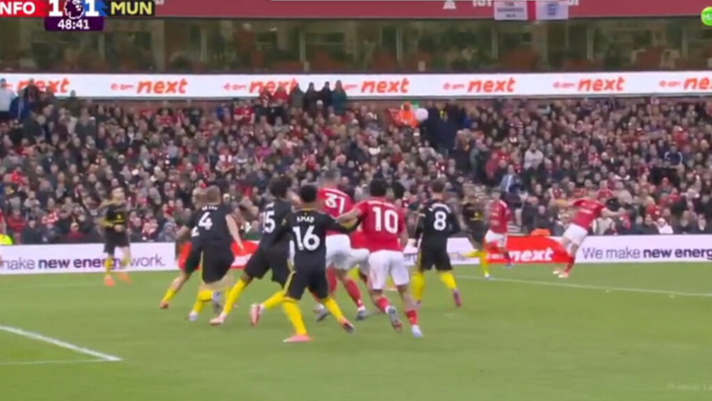 Morgan Gibbs-White Scores Equalizer for Nottingham Forest Against Manchester United