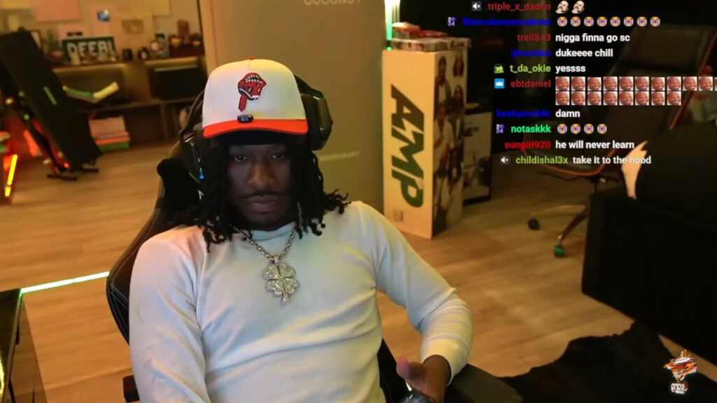 Duke Dennis Trolls Rakai by Wearing His Clover Chain