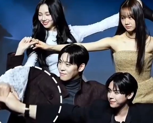 Karina’s Subtle Gesture Caught at Agents of Mystery 2 Press Conference