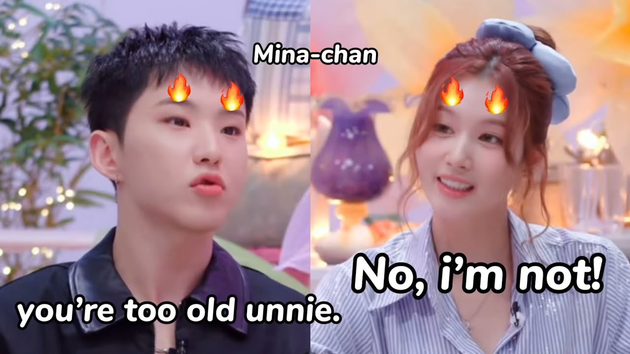 SEVENTEEN’s Hoshi and Woozi Reveal Their Ideal Types to TWICE’s Sana on “Fridge Interview”