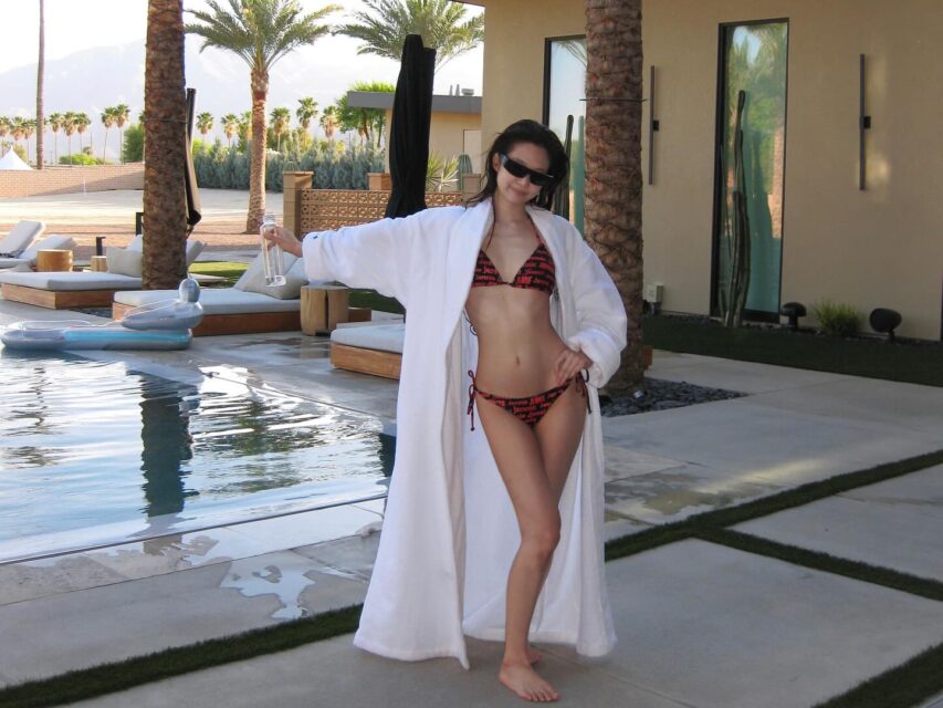 Jennie Coachella Photos Wow Fans in Bold Bikini Look