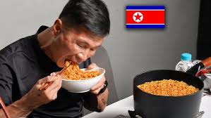 North Korean Tries Korean Ramyun for the First Time