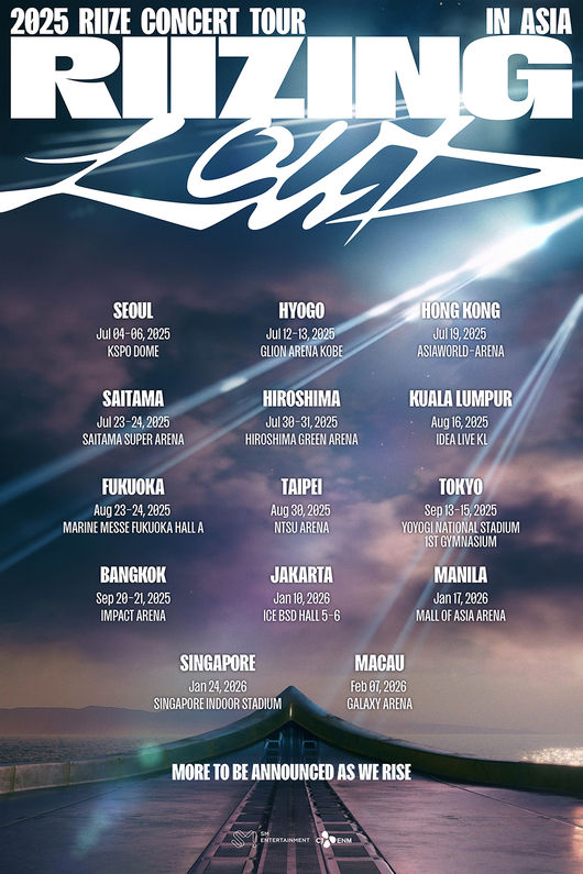 RIIZE Announces First Solo World Tour ‘RIIZING LOUD’ Across 14 Cities Starting July