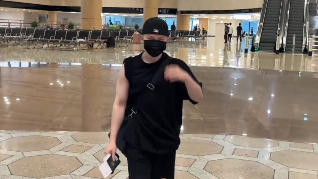 Seventeen’s Woozi Impresses with Casual Style at Gimpo Airport Departure