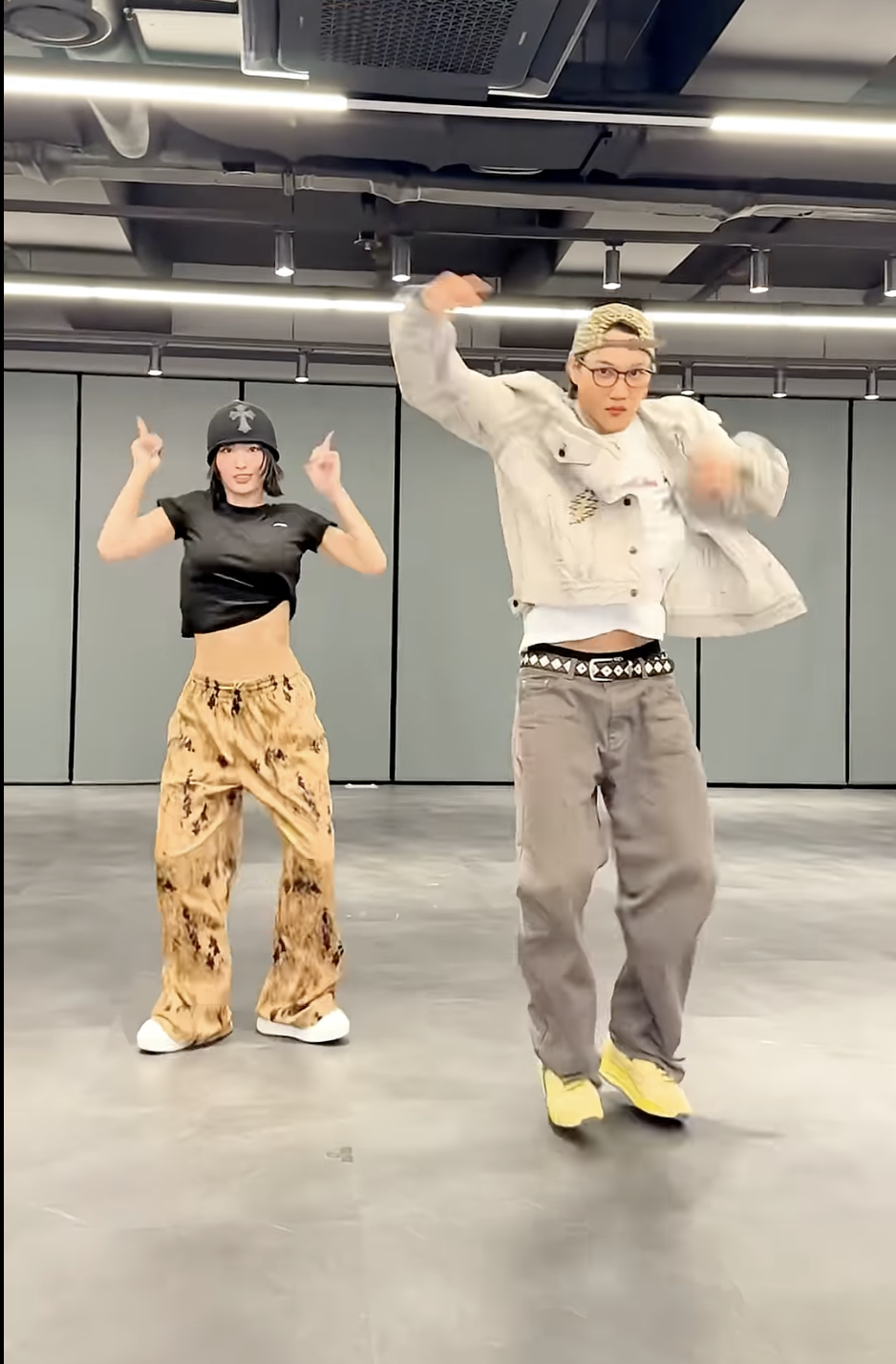 TWICE’s Momo and EXO’s Kai on “THIS IS FOR” Dance Challenge