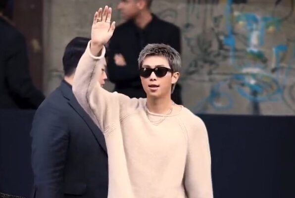 BTS RM Turns Heads at Bottega Veneta’s Milan Show