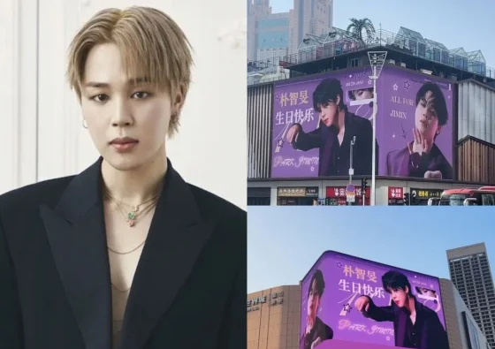 Jimin’s Birthday Lights Up China with 150 LED Displays