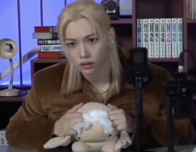 Felix Rips His Bunny Doll After Getting Scared by Horror Story