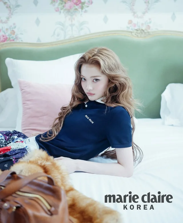 MEOVV Ella Shines in Marie Claire Korea x Miu Miu Pictorial Preview
