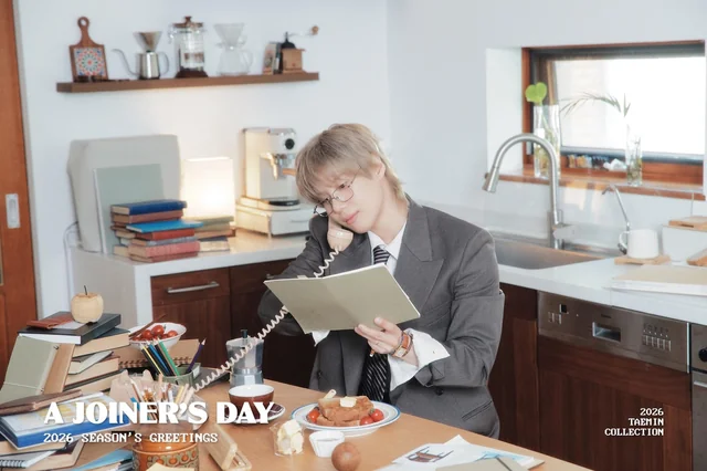 Taemin Unveils 2026 Season’s Greetings ‘A JOINER’S DAY’ Concept Photos