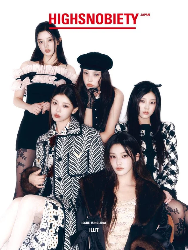 ILLIT Graces HIGHSNOBIETY Japan x Valentino Holiday Edition With Elegant Visuals