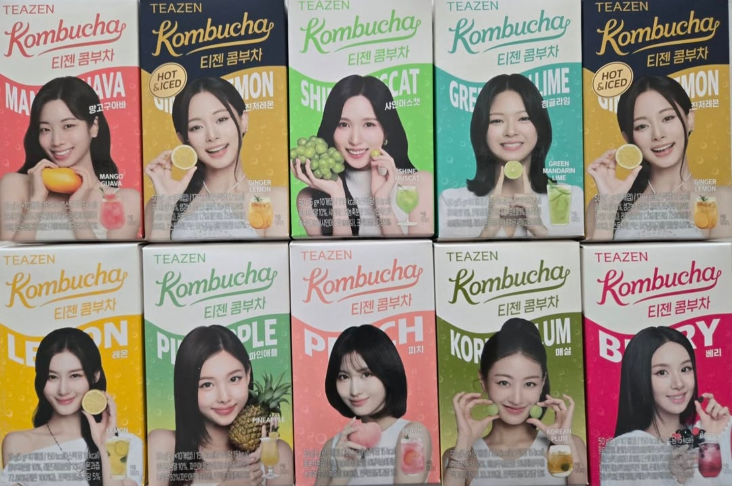 TWICE Becomes TEAZEN’s New Global Face With Member-Themed Kombucha Packaging