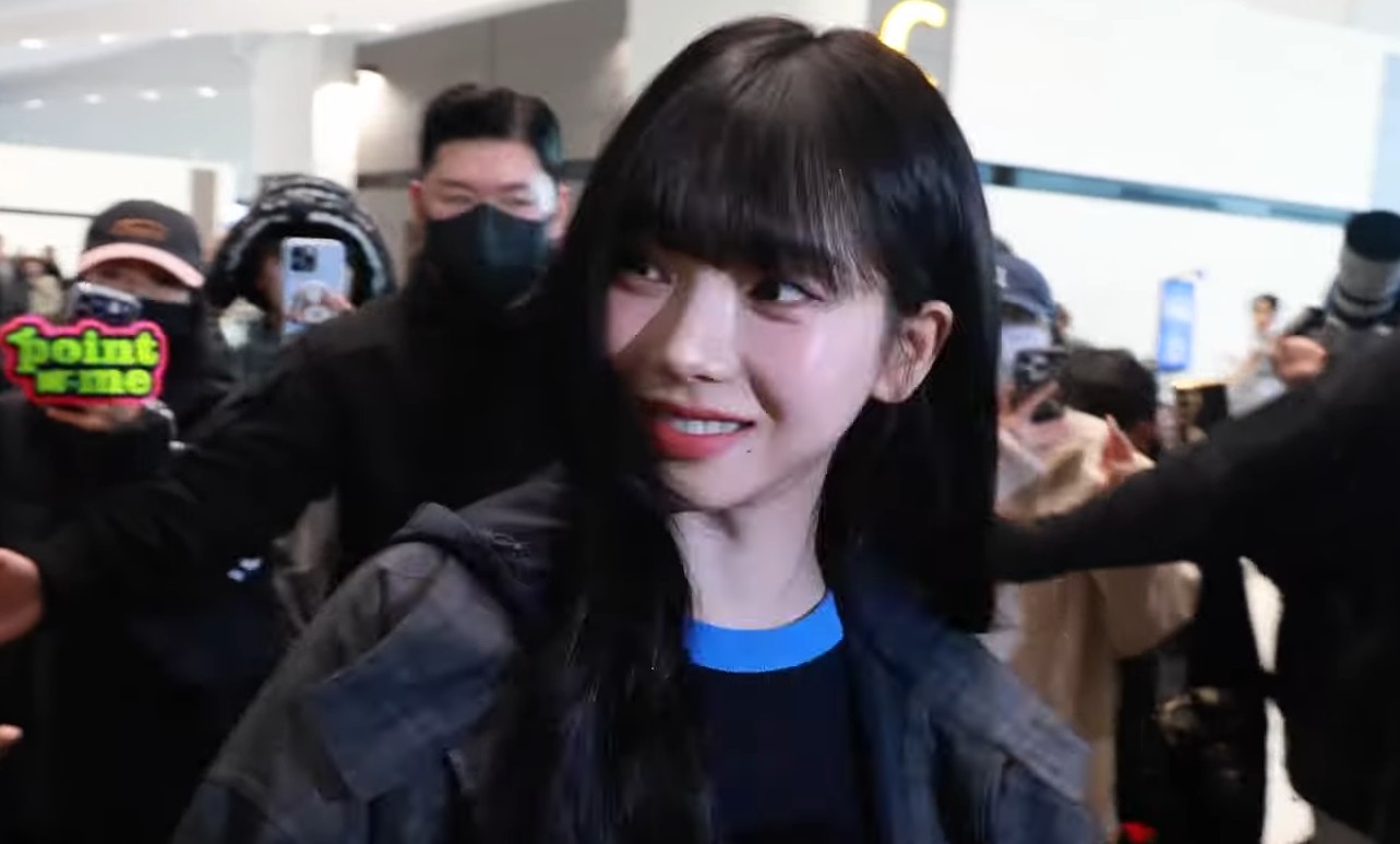 aespa KARINA Departs Incheon For PRADA FW 26/27