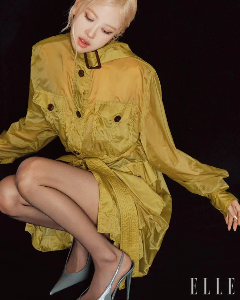 BLACKPINK Rosé Shows Edgy Style in ELLE Korea x YSL